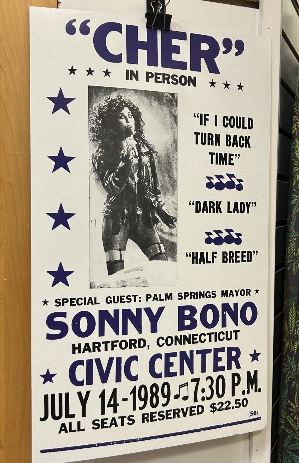Concert Poster - Cher Sonny Bono - hotRAGS.com