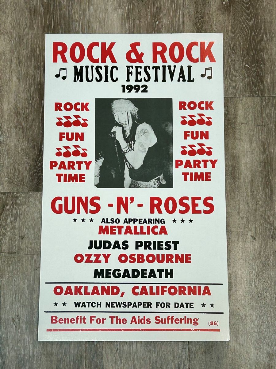Concert Poster - Guns Roses - hotRAGS.com