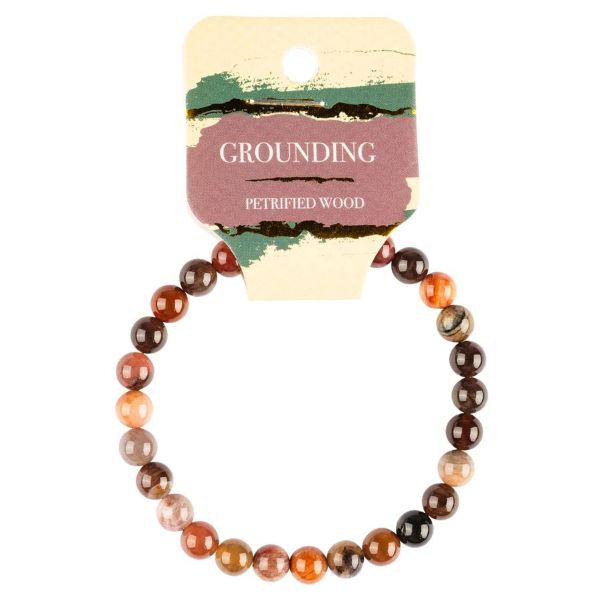 Bracelet - Petrified Wood 6mm - hotRAGS.com