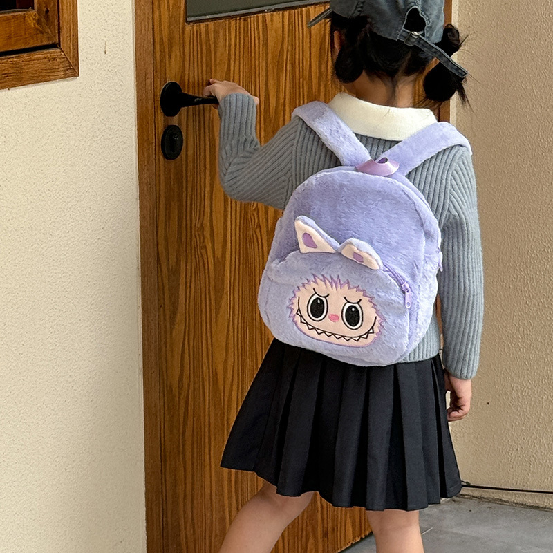 Backpack - Monster Plush - Purple - hotRAGS.com