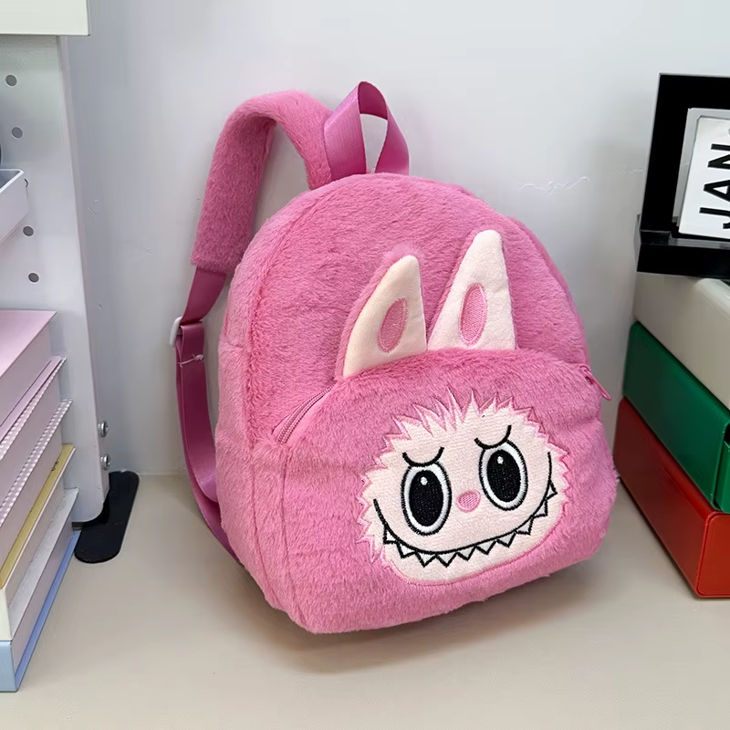 Backpack - Monster Plush - Pink - hotRAGS.com