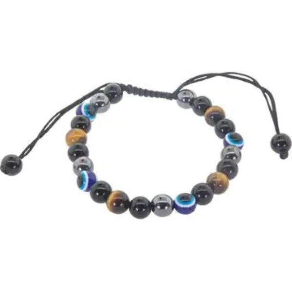 Bracelet - Evil Eye 8mm Beads - hotRAGS.com