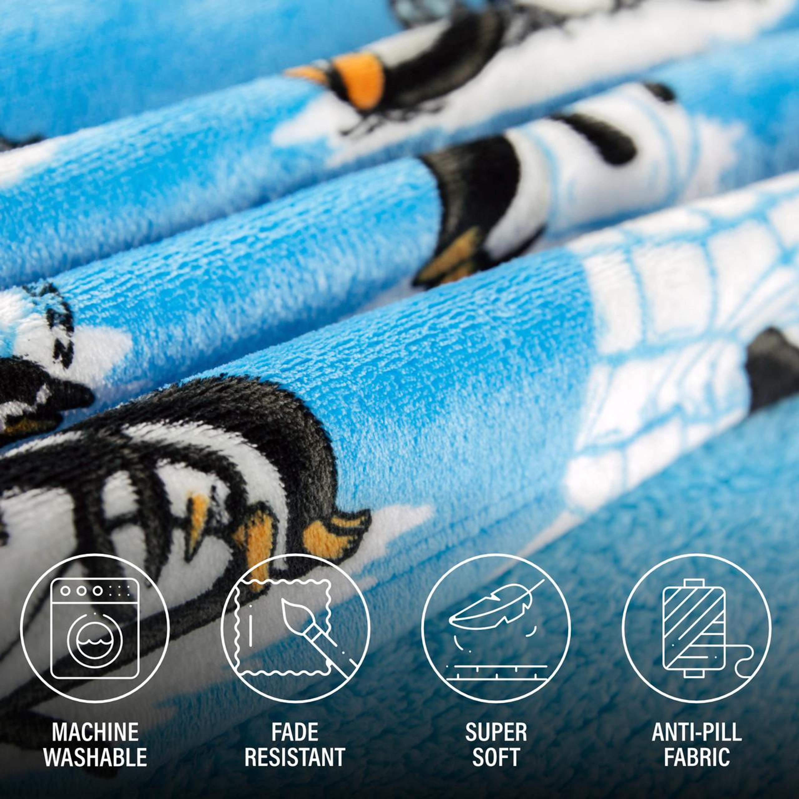 Hoodie Blanket - Out Cold Penguin - hotRAGS.com