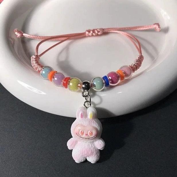 Bracelet - Monster Tie - Pink White