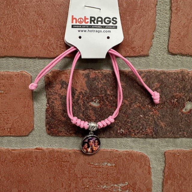 Bracelet - Kpop Tie Pink White