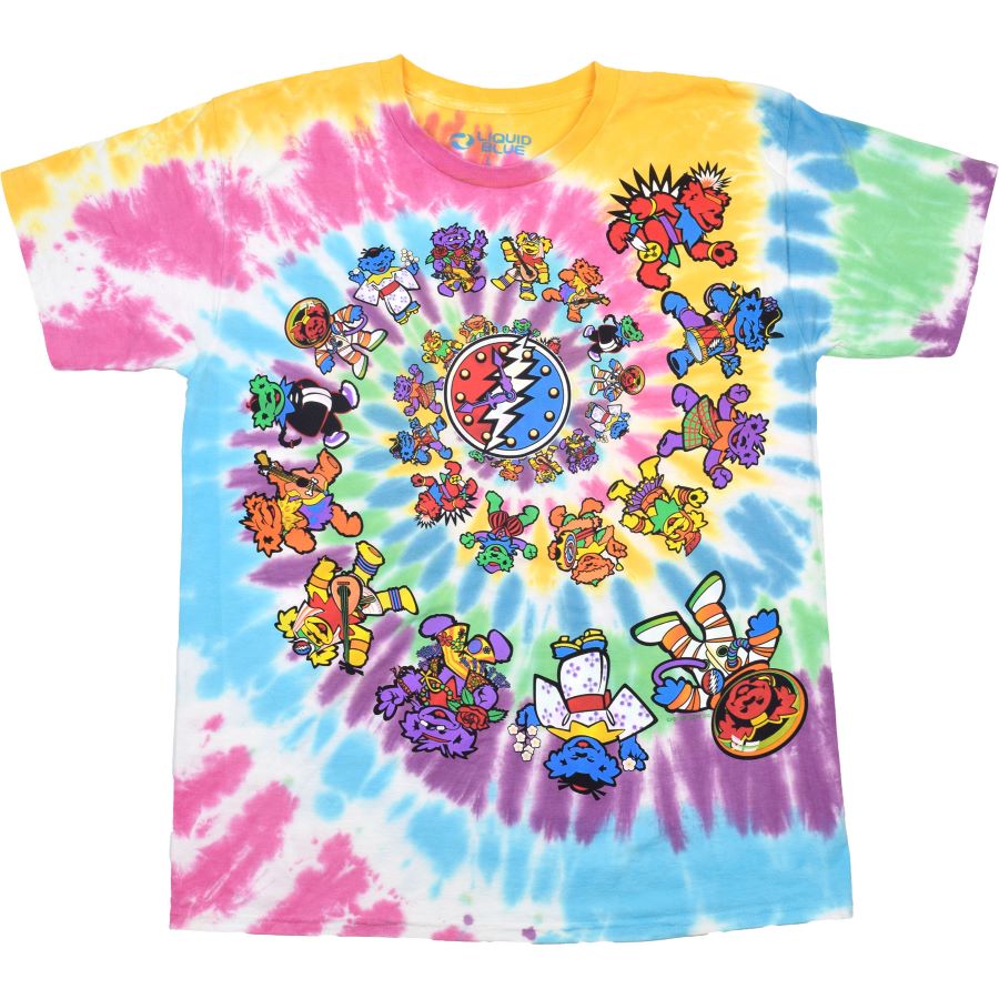 T SHIRT - Grateful Bears Through The Ages