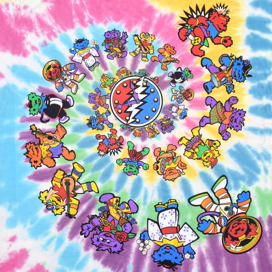 T SHIRT - Grateful Bears Through The Ages