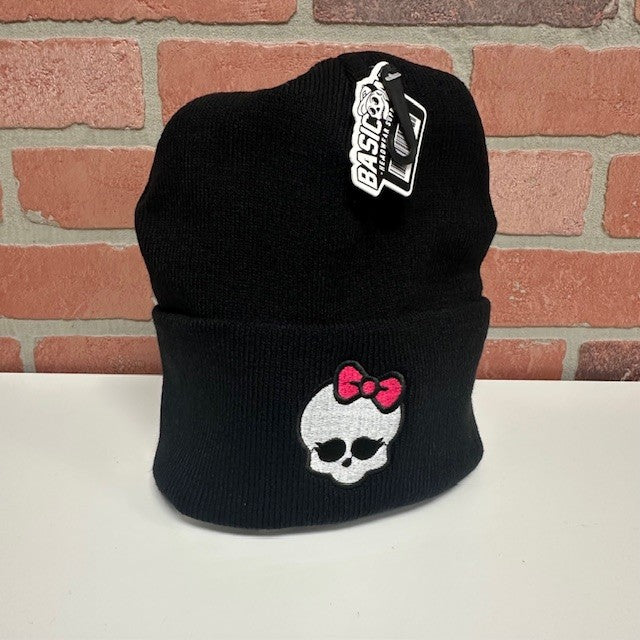 Beanie - Skull Pink Bow