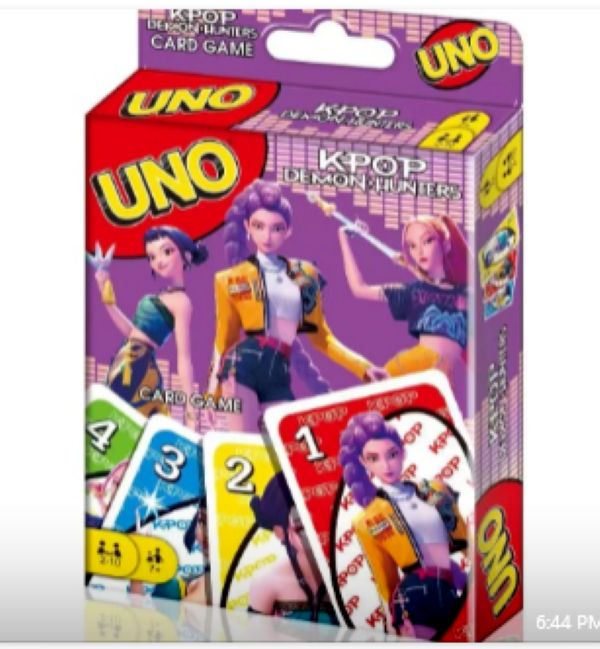 Cards Uno Kpop Demon Hunters