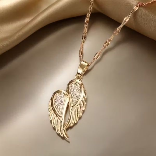 Necklace - Angel Wings - Gold
