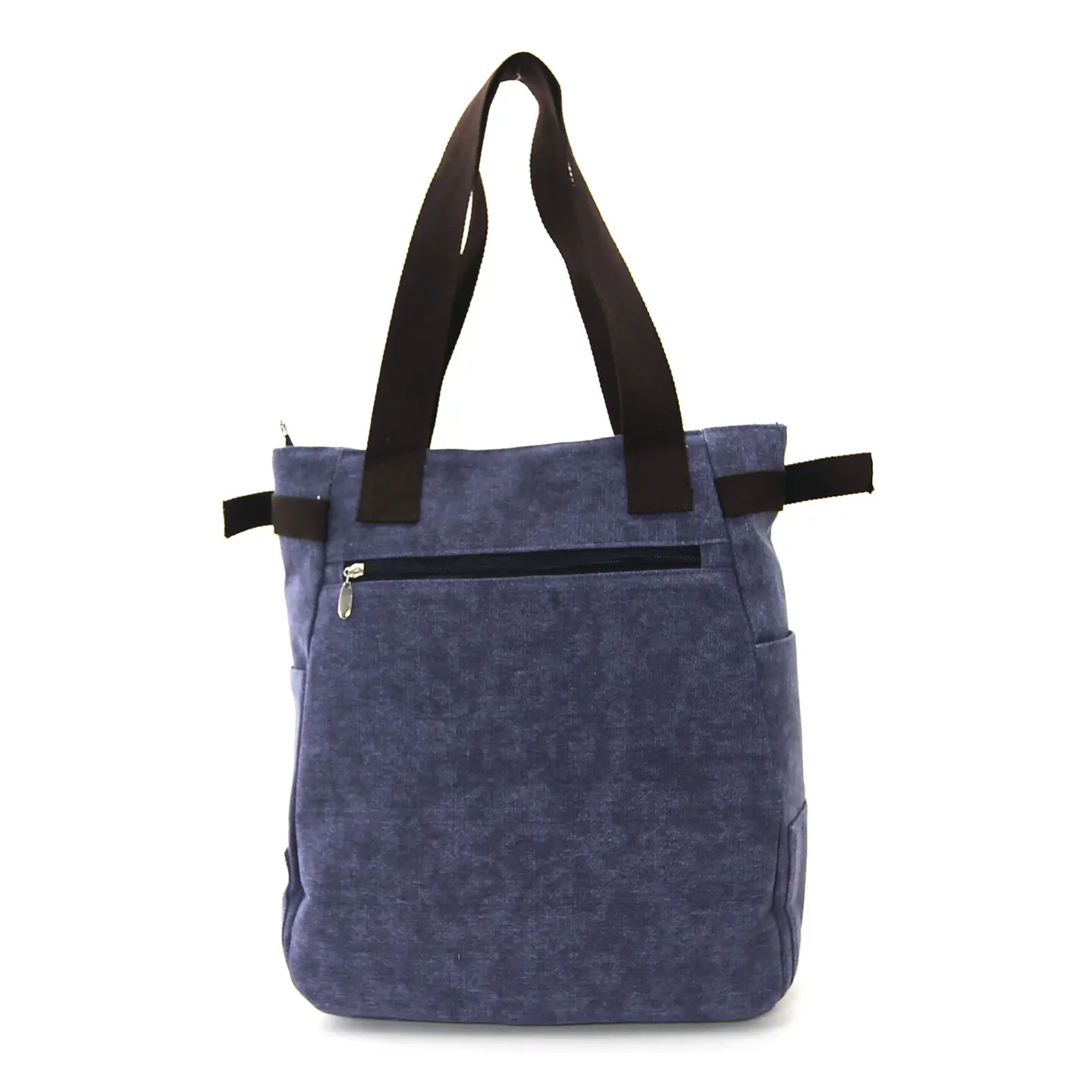 BAG - TOTE CATS FAUX FUR - BLUE