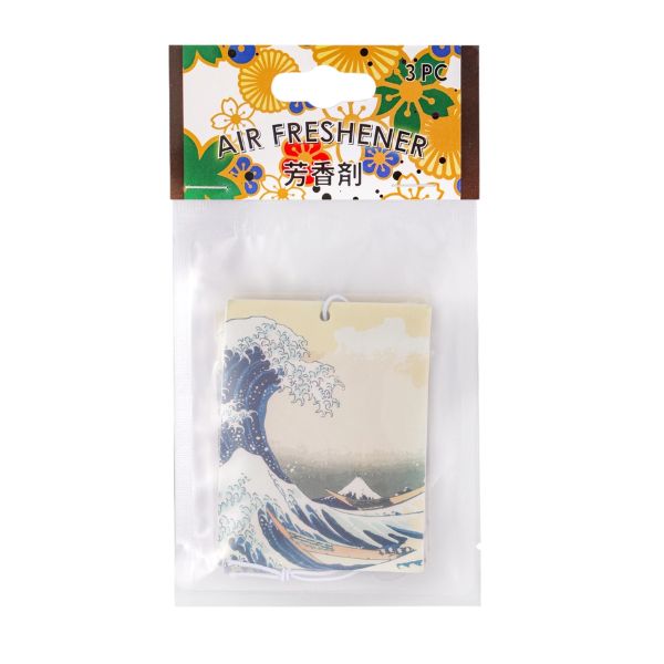 Air Freshener - Kanagawa Wave 3 Piece