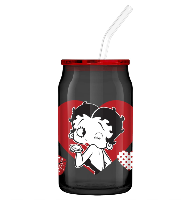 Glass Tumbler - Betty Boop - 16oz