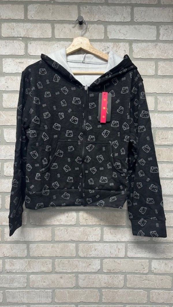 Hoodie - Zip Up Hello Kitty