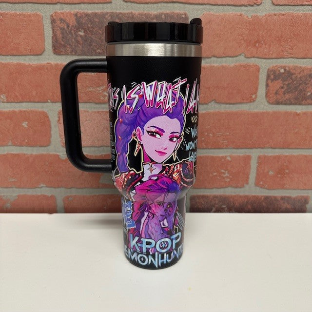 Tumbler - Steel Stanley Kpop - Black Orange Stanley