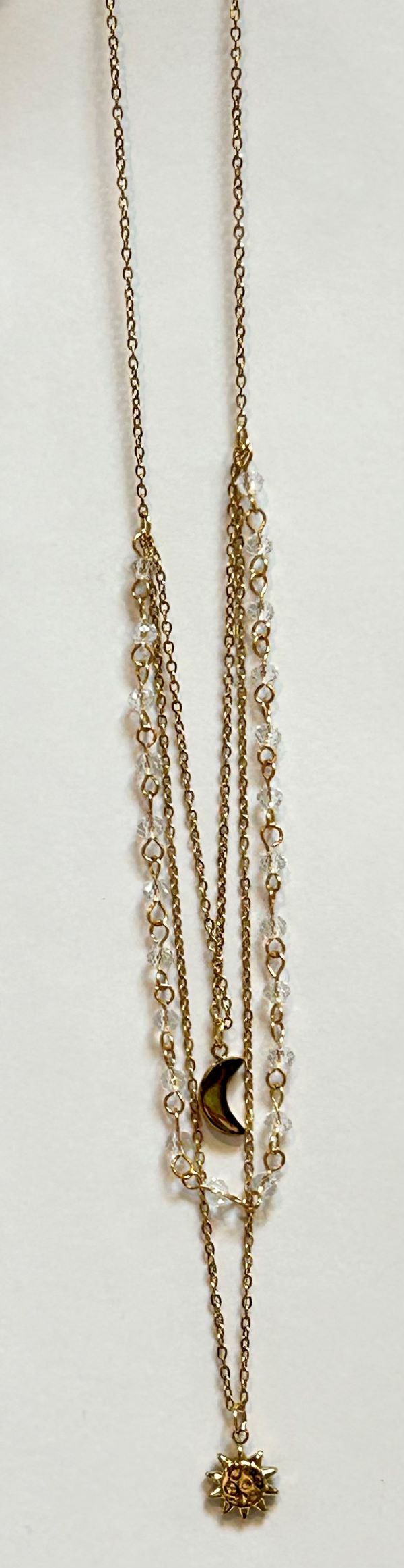Necklace - Moon 3pc Layered - hotRAGS.com
