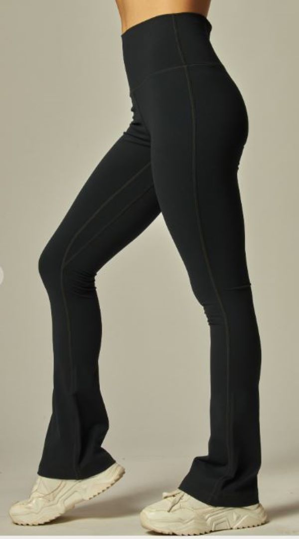 Palazzo Pants - Black High Waist