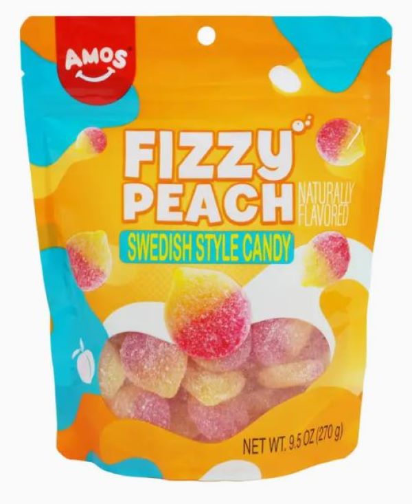 Candy - Swedish Fizzy Peach 9.5oz