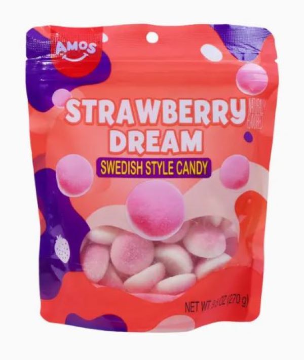 Candy - Swedish Strawberry 9.5oz