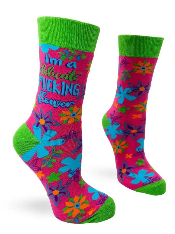 Socks - I'm A Delicate Fucking Flower - hotRAGS.com