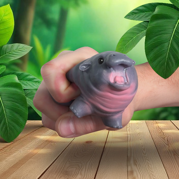 Toy - Stress Relief Hippo - hotRAGS.com
