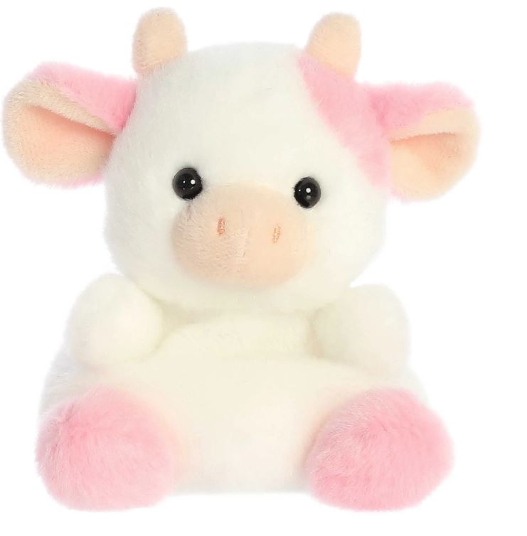Plush - Palm Pal -Belle Cow - 5in - hotRAGS.com