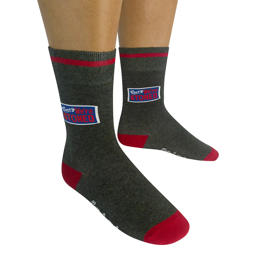 Socks - Sorry Were Stoned - hotRAGS.com