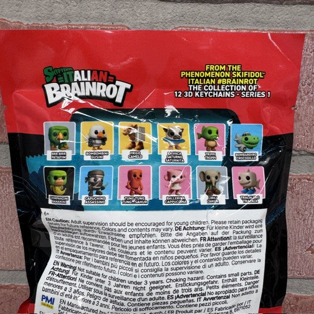 KEYCHAIN - 3D BRAINROT - Assorted