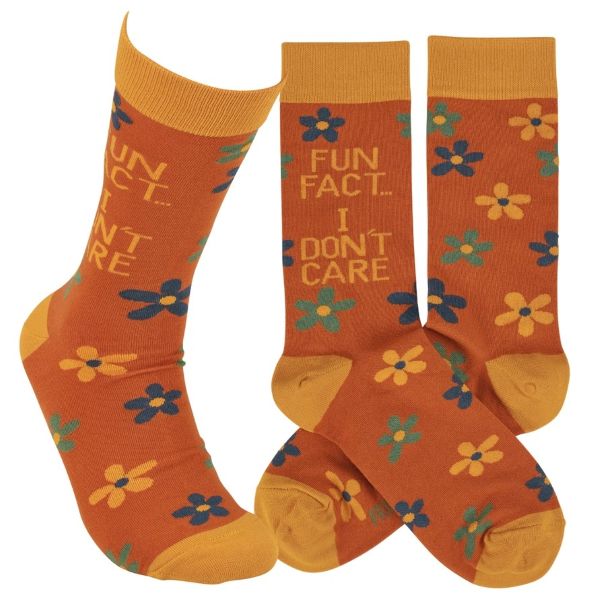 Socks - Fun Fact I Don't Care - hotRAGS.com