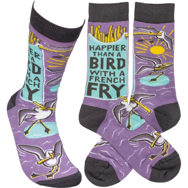 Socks - Happier Bird French Fry - hotRAGS.com