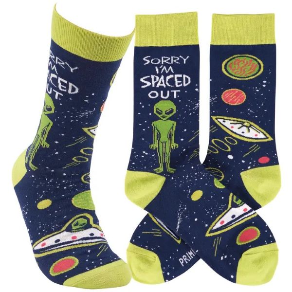 Socks - Sorry I'm Spaced Out - hotRAGS.com