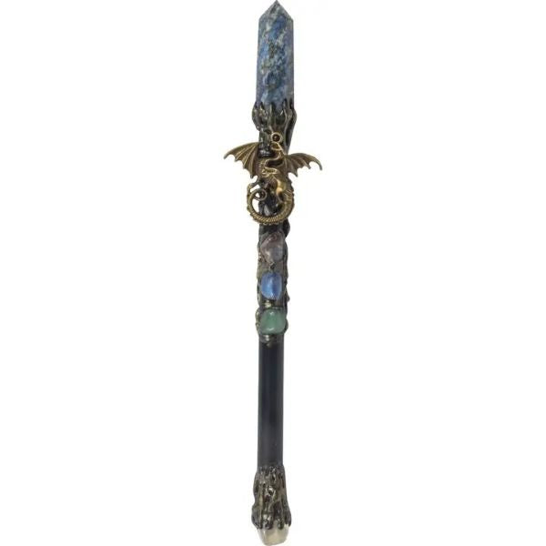 Wand - Magic Lapis Point Dragon - hotRAGS.com