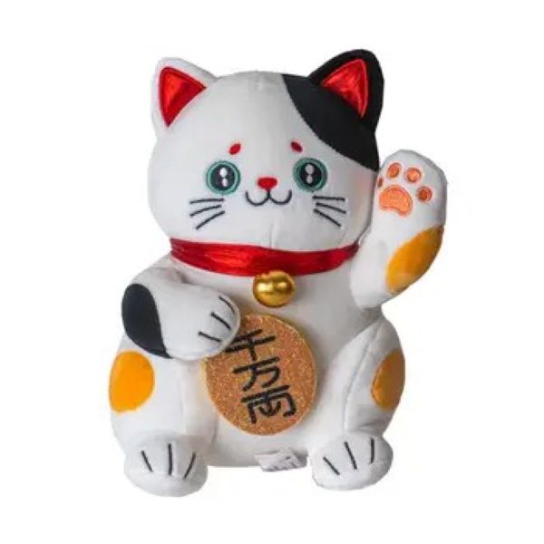 Plush - Maneki Neko Cat Calico - 8" - hotRAGS.com