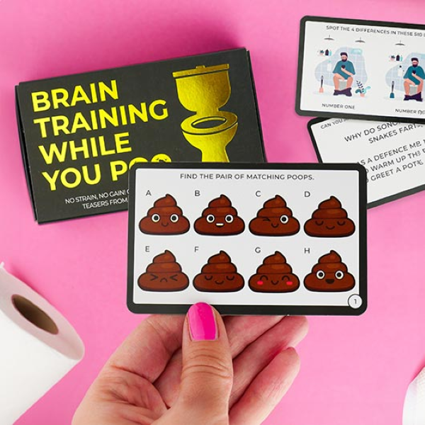 Cards- Brain Training While You Poo - hotRAGS.com