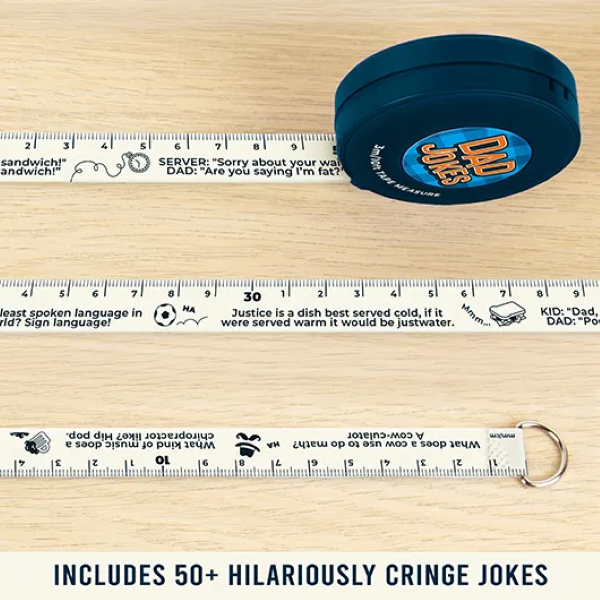 Measuring Tape- DAD JOKES Measuring Tape - hotRAGS.com