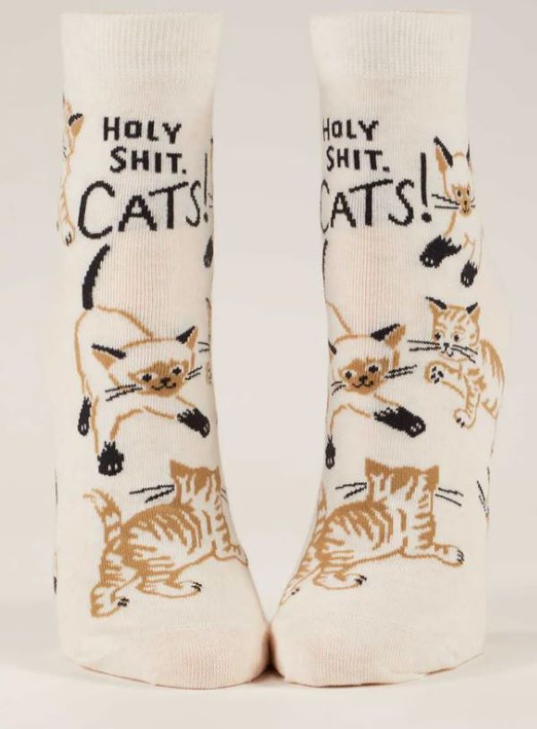 Socks - Holy Shit Cats Ankle - hotRAGS.com