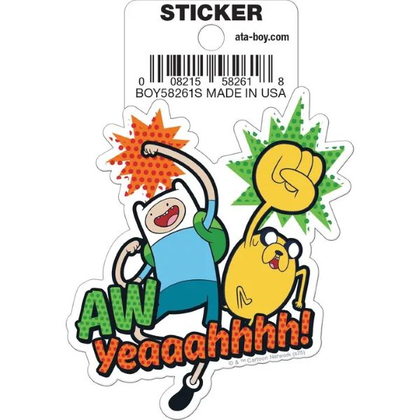 Sticker - Adventura Time Fin Jake - hotRAGS.com