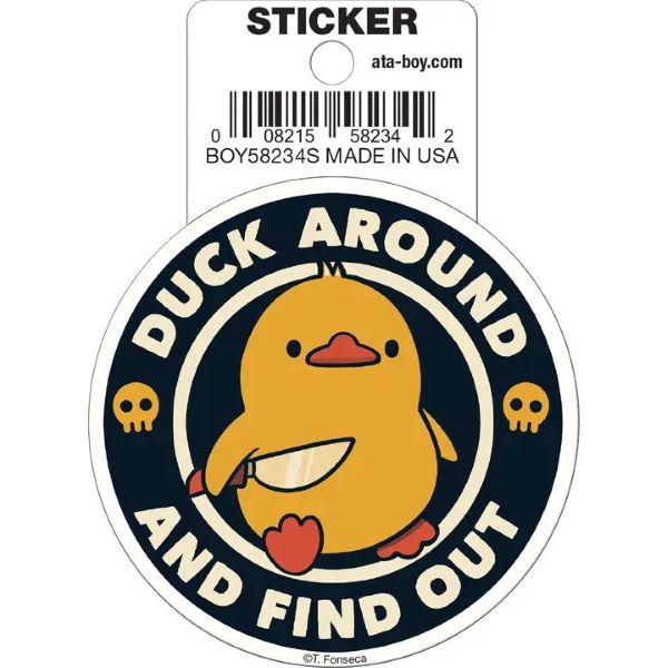 Sticker - Duck Around Find Out - hotRAGS.com