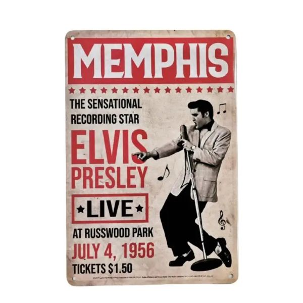 Wall Sign - Elvis Memphis