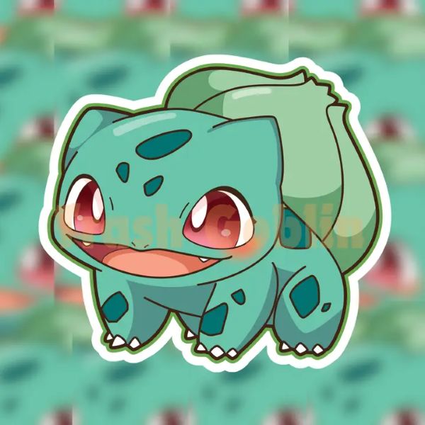 Sticker - Bulbasaur Chibi - hotRAGS.com