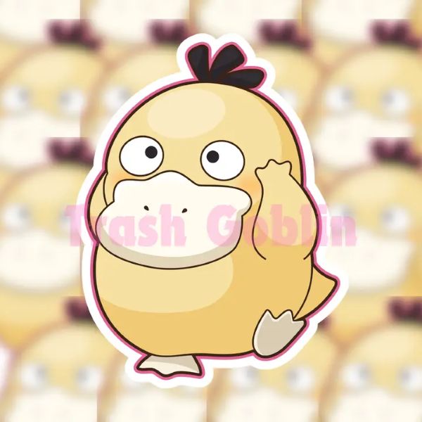 Sticker - Psyduck Chibi - hotRAGS.com
