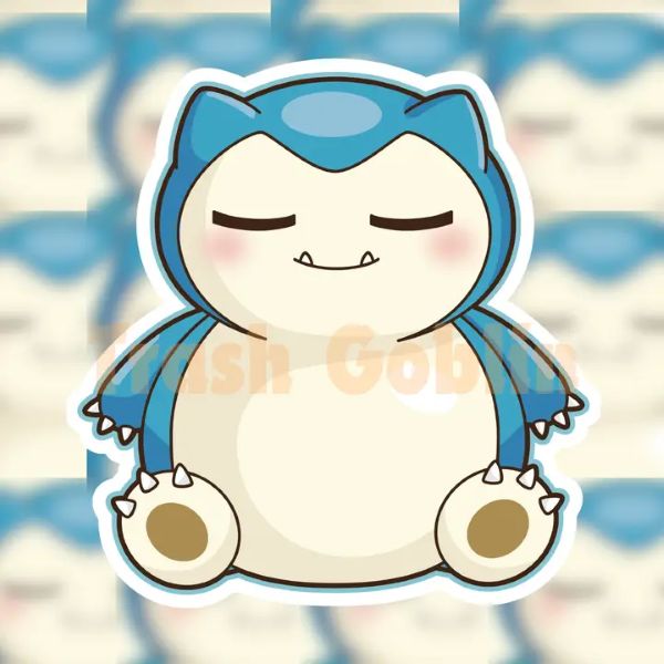 Sticker - Snorlax Chibi - hotRAGS.com