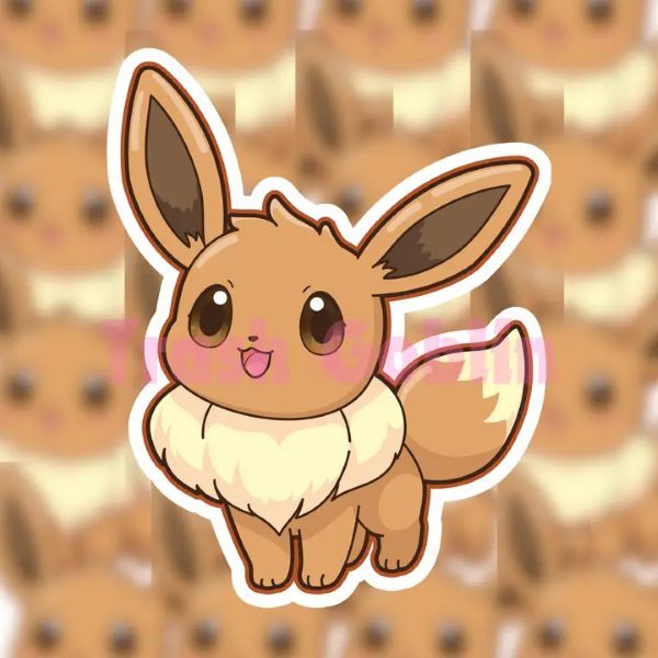 Sticker - Evee Chibi - hotRAGS.com