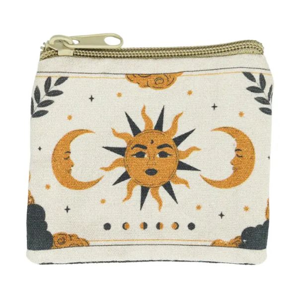 Coin Purse - The Sun Moon - Cream - hotRAGS.com