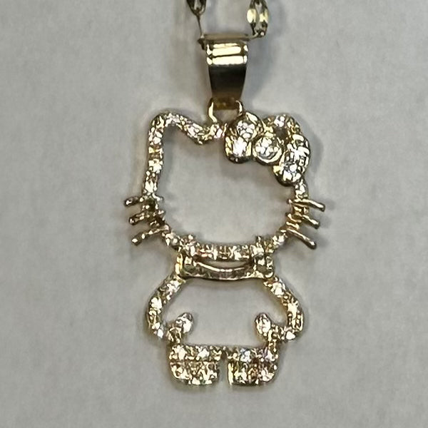 Necklace - Hello Kitty - Gold - hotRAGS.com
