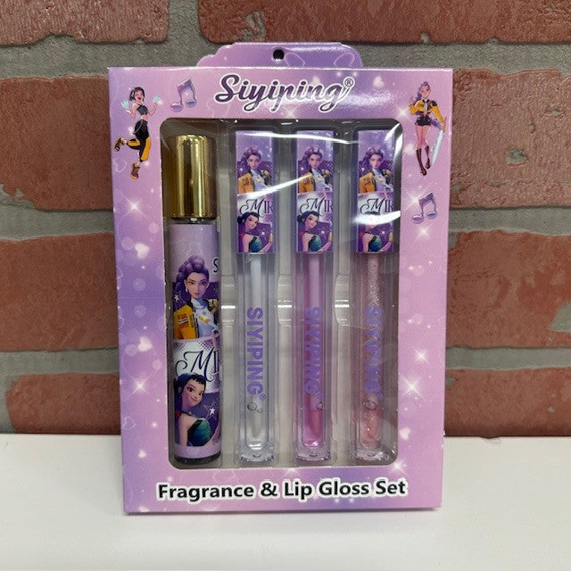 Lip Gloss And Perfume Set - Kpop