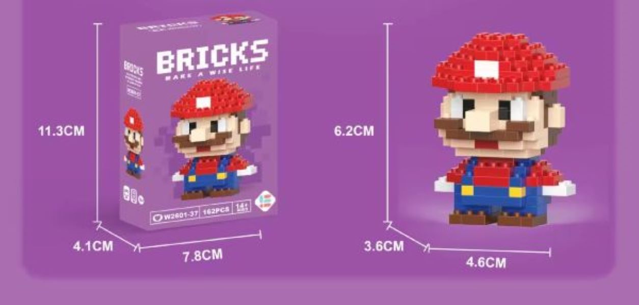 Toy - Bricks - Mario - hotRAGS.com