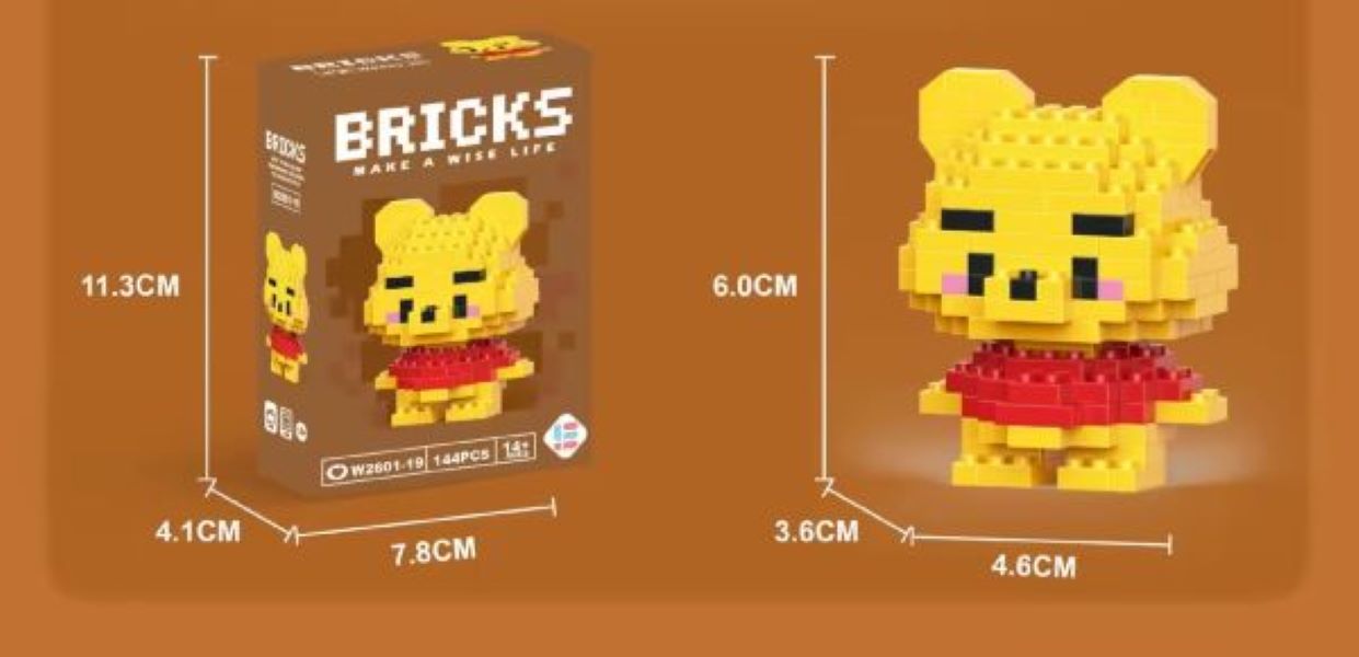 Toy - Bricks - Winnie The Pooh - hotRAGS.com