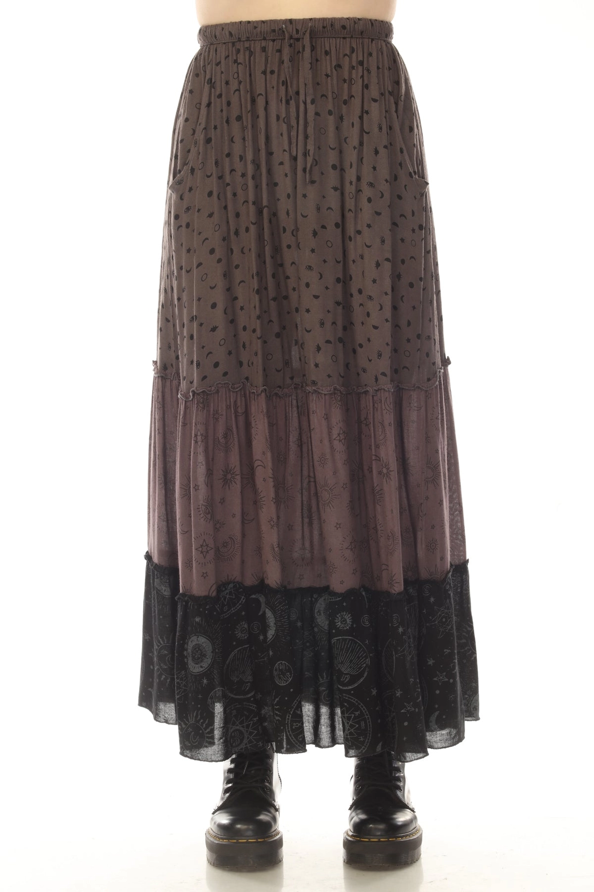 Skirt - Maxi Celestial - Black - hotRAGS.com