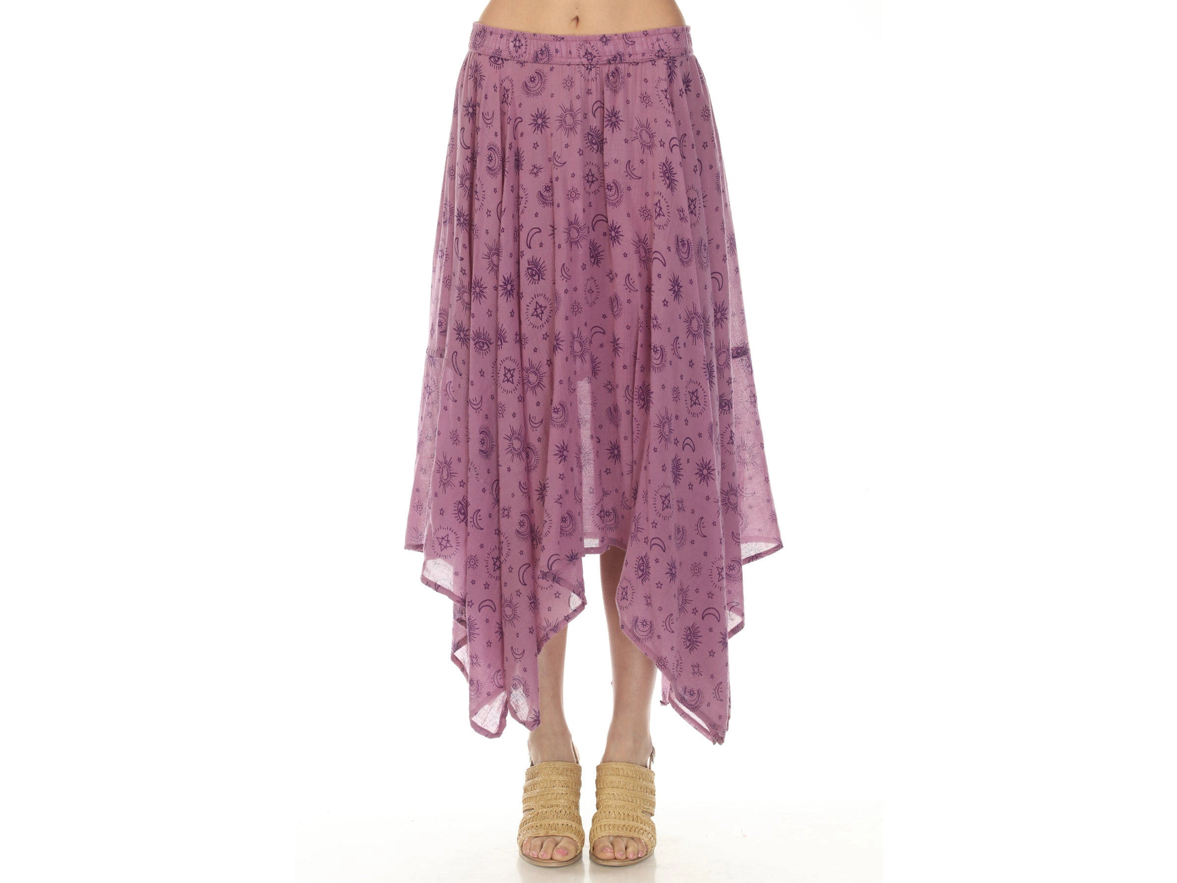 SKIRT - FAIRY GAUZE - Plum